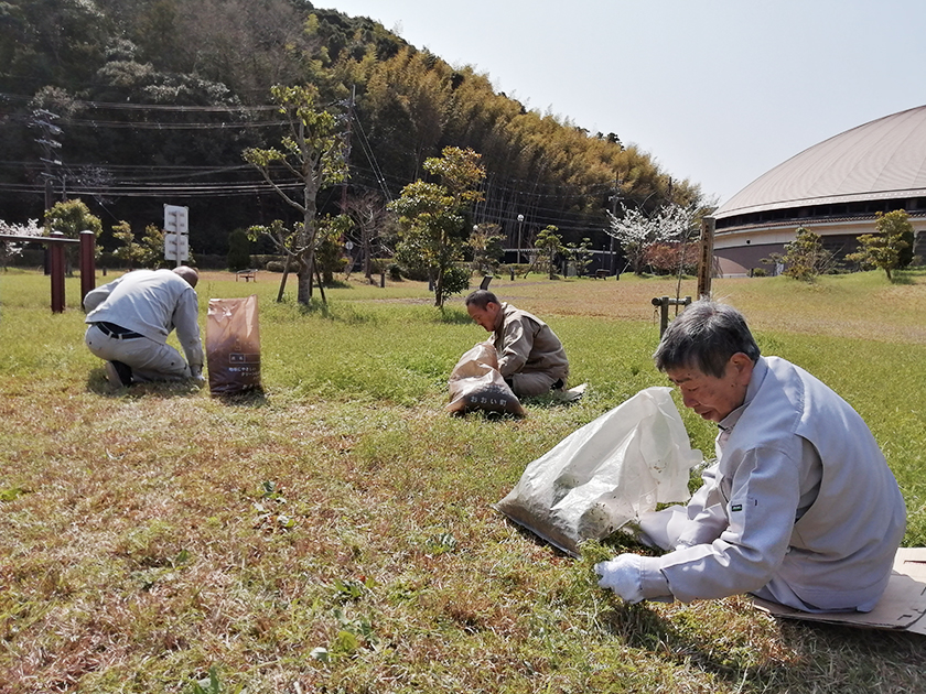 就労継続Ｂ型の清掃作業